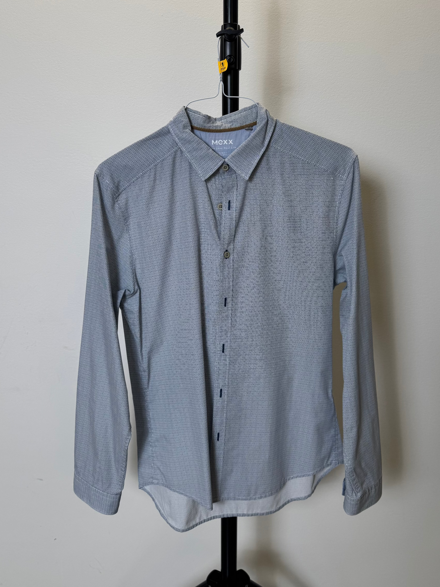 Pattern Light Blue Dress Shirt (Size 15.5)