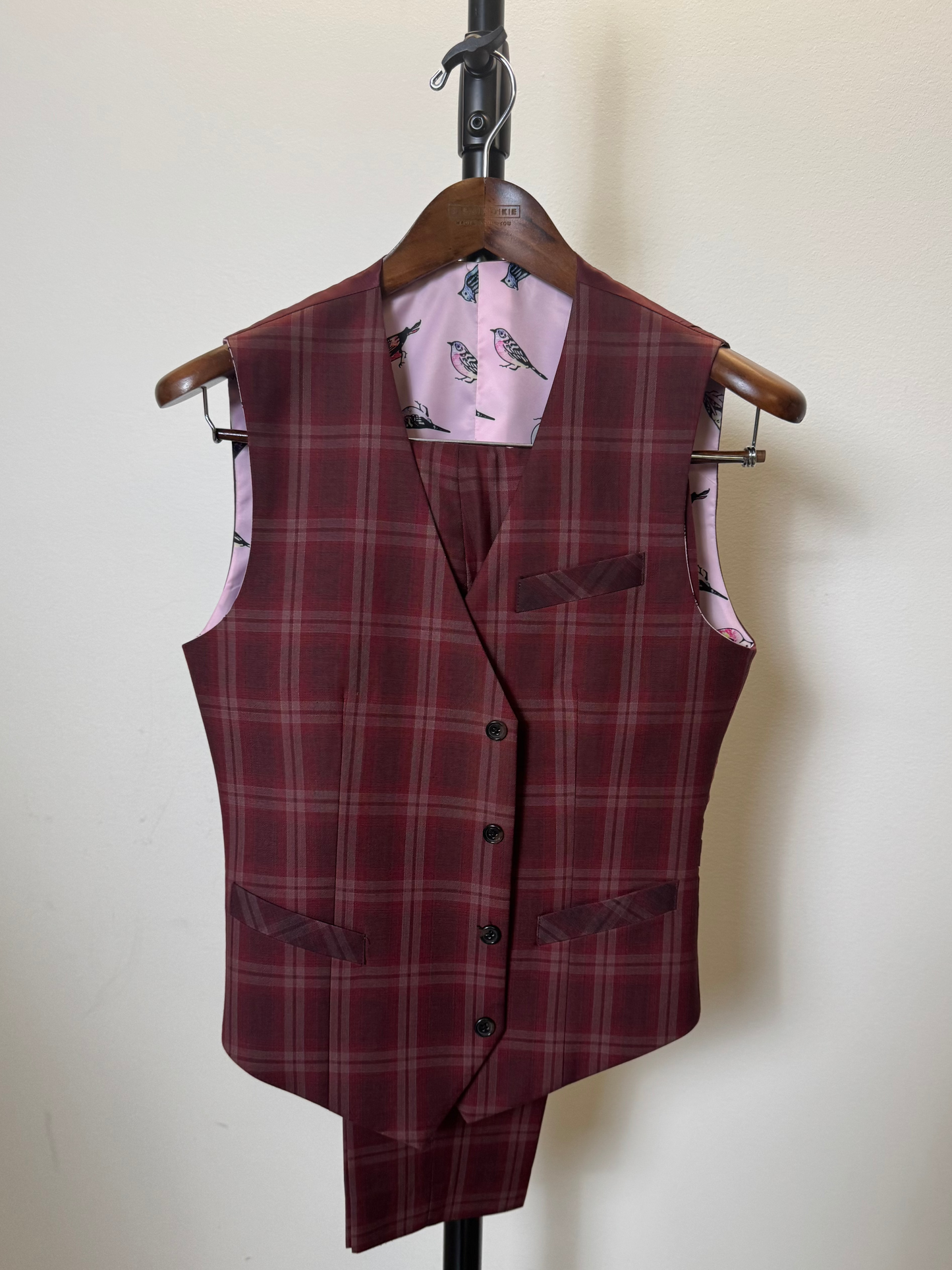 Maroon Blazer / Vest / Pants (Medium)