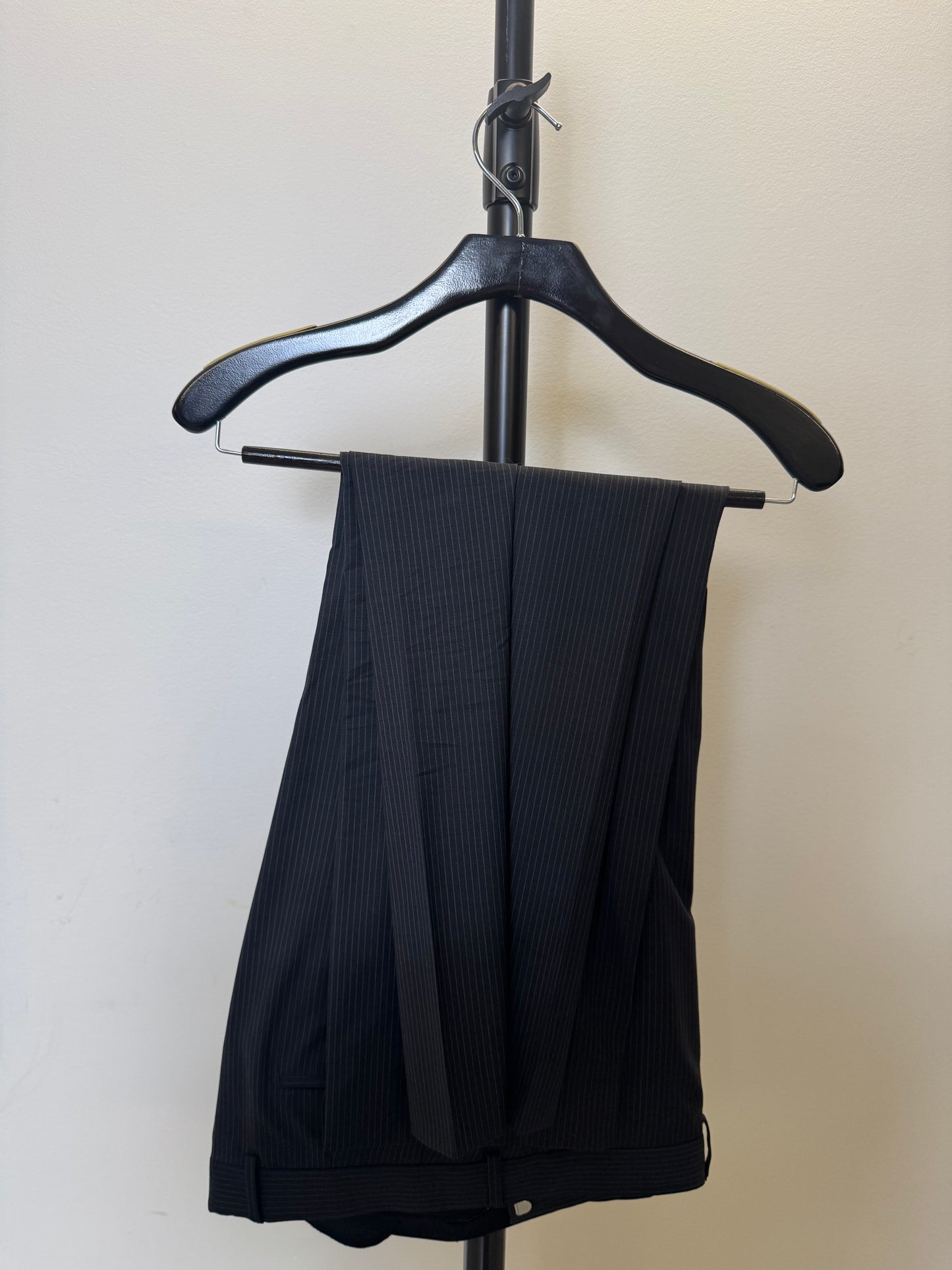 Striped Black Blazer / Pants (Large)