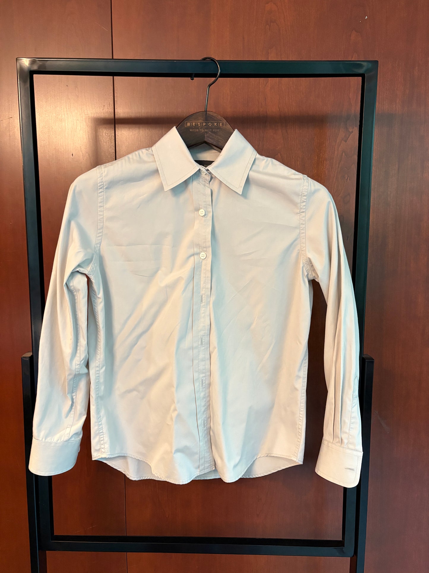 Women's Grey Dress Shirt (Extra Small)