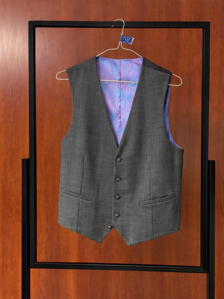 Grey & Purple Vest
