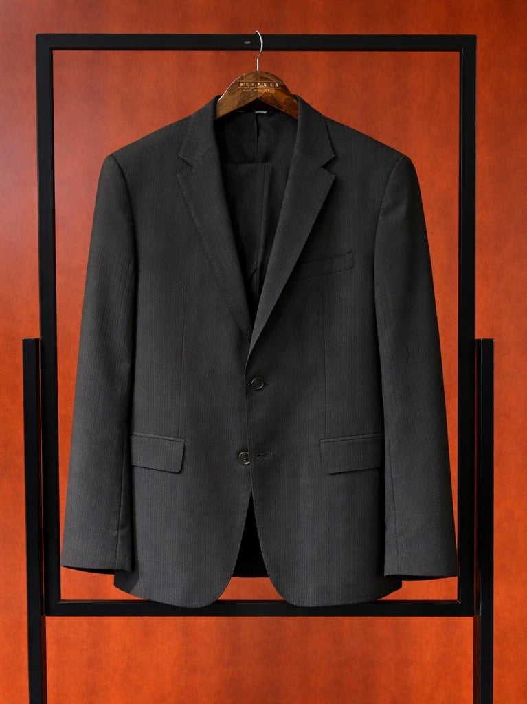 Striped Black Suit
