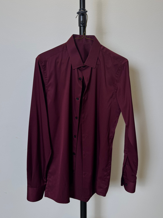 Velvet Red Shirt (Slim 14)