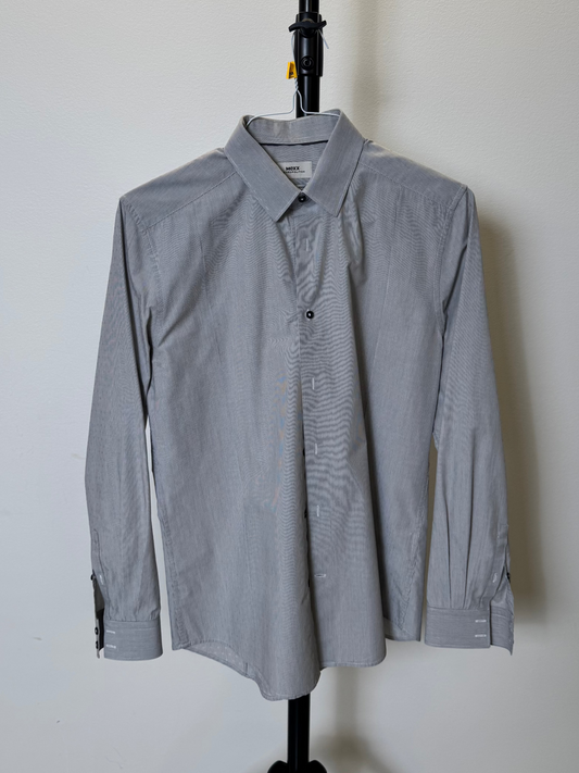 Striped Grey Shirt (Slim 16)
