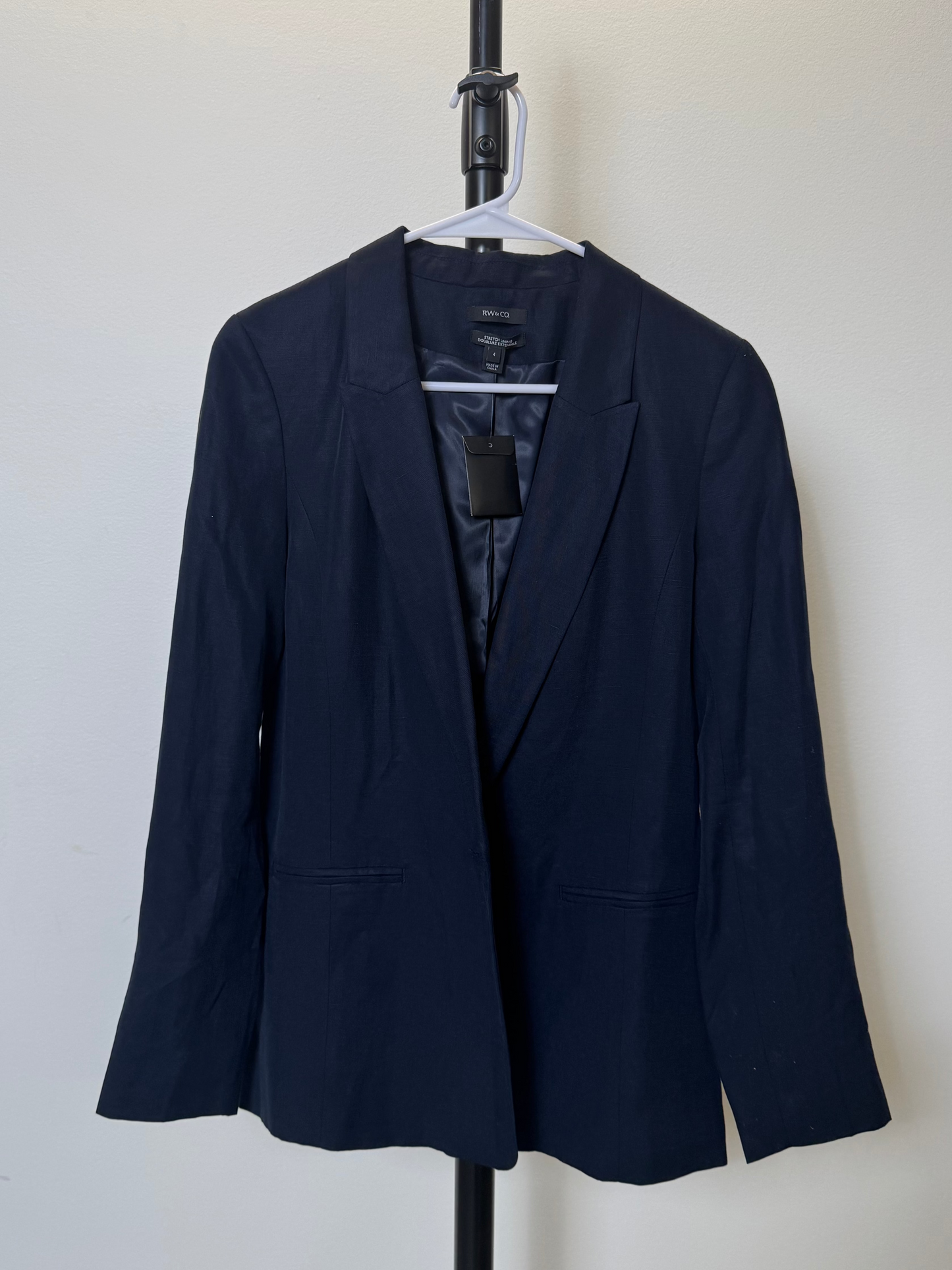 Navy Blue Blazer (Women's Size 4)