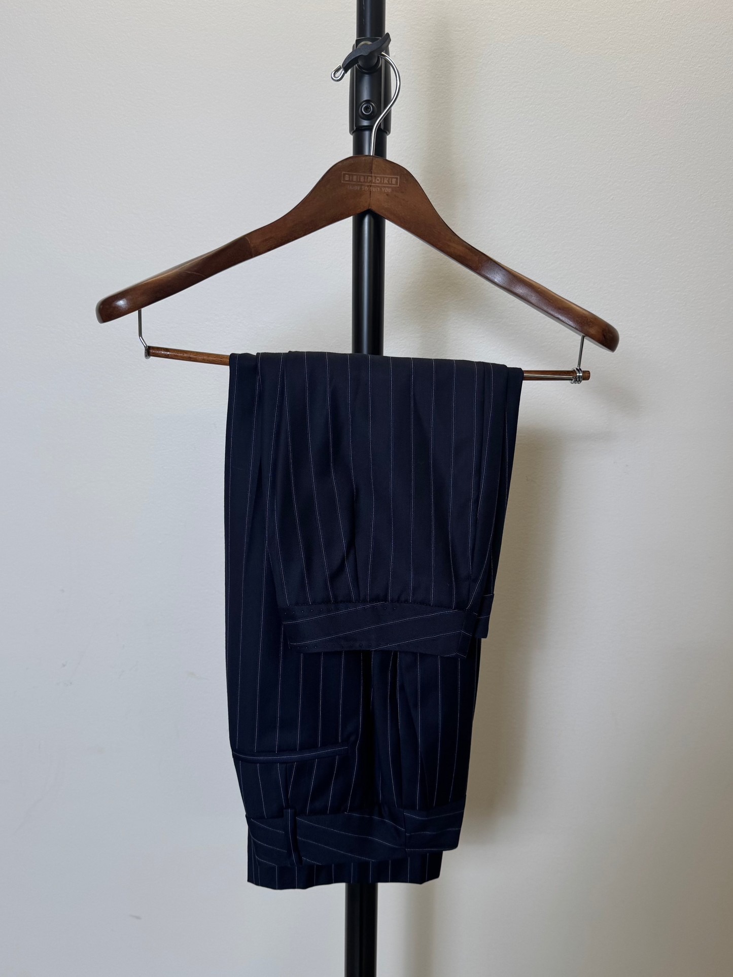 Striped Blue Blazer / Pants / Skirt (Extra Small)