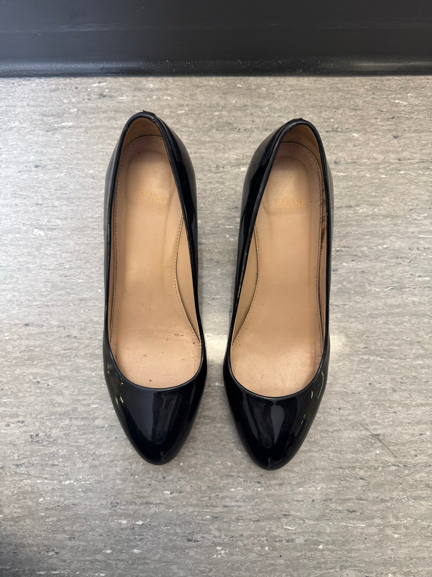 Black Dress Shoes (Size 7W)