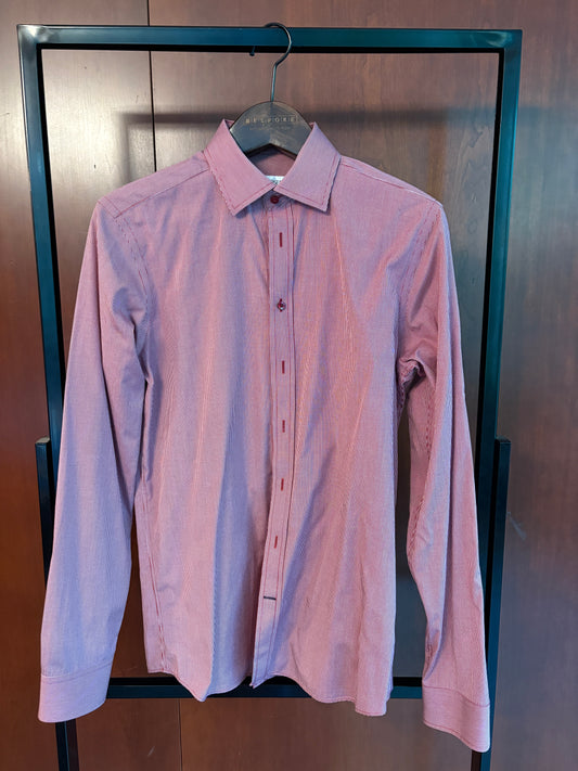 Checkered Red Dress Shirt (Size 15.5 Slim)