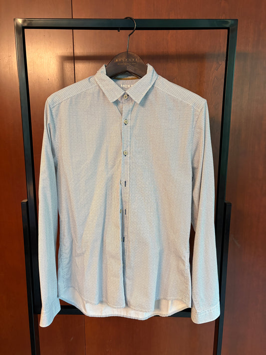 Patterned Grey Dress Shirt (Size 16)