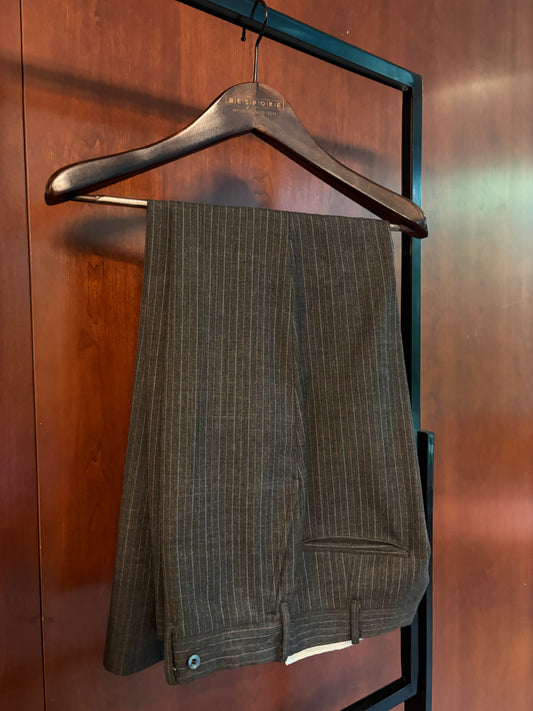 Striped Grey Dress Pant (42W 36L)