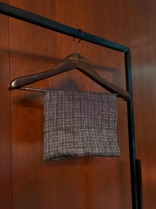 Patterned Grey Skirt (Size 2 Petite)