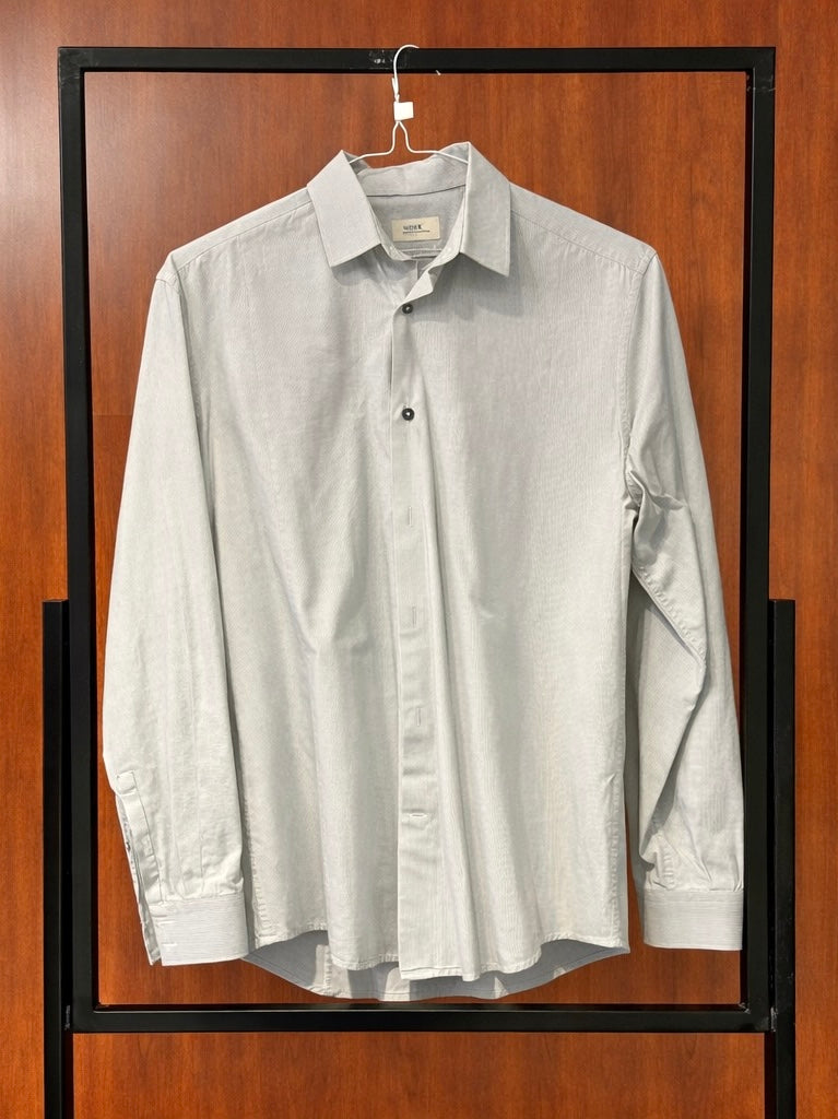 Striped Light Grey Dress Shirt