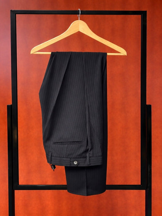 Striped Black Dress Pants