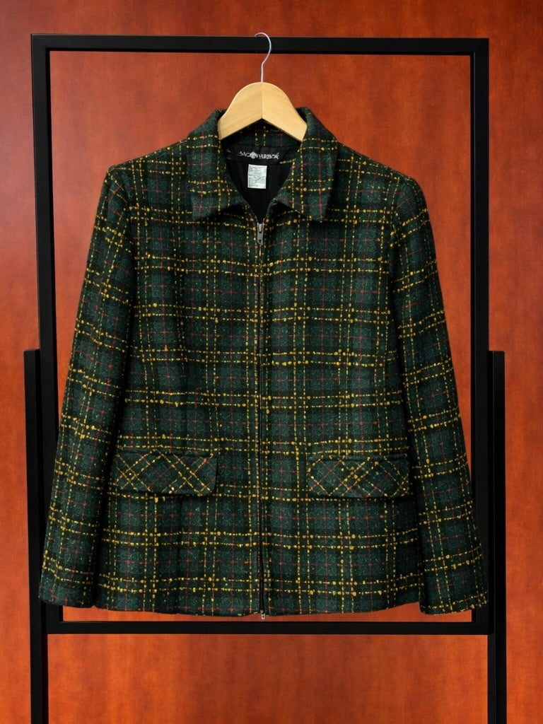 Checkered Green Jacket/Blazer