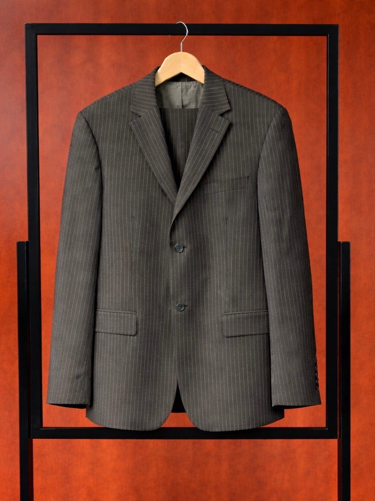 Striped Grey/Cream Suit